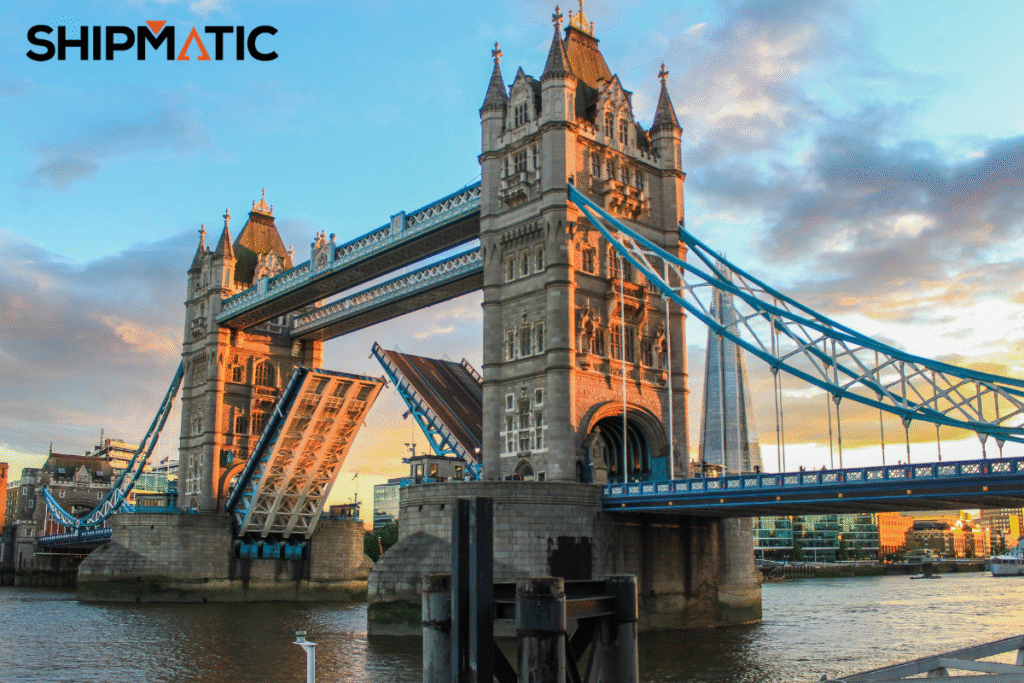 courier charges India to London